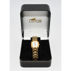 RELOJ LOTUS DORADO