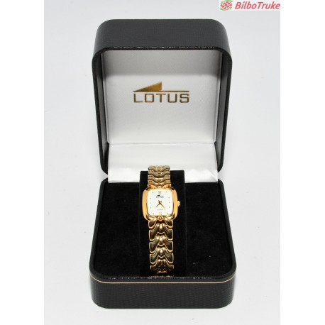 RELOJ LOTUS DORADO