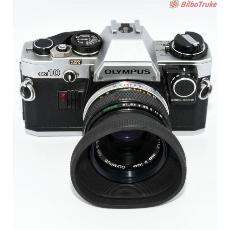 CAMARA REFLEX ANALOGICA OLYMPUS OM10 CON ACCESORIOS