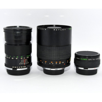 CAMARA REFLEX ANALOGICA OLYMPUS OM10 CON ACCESORIOS