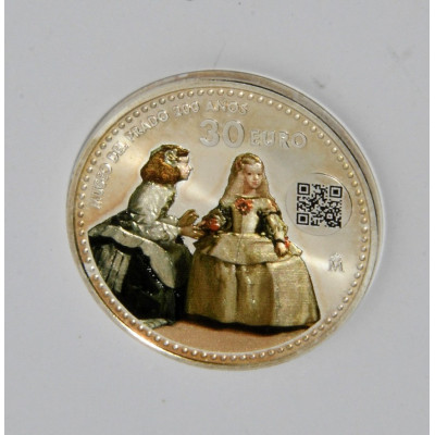MONEDA LAS MENINAS VELAZQUEZ EL PRADO 30 EUROS