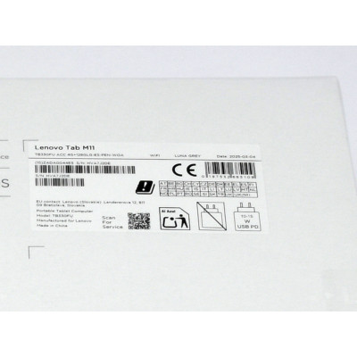 TABLET LENOVO TAB M11 128GB GRIS NUEVO