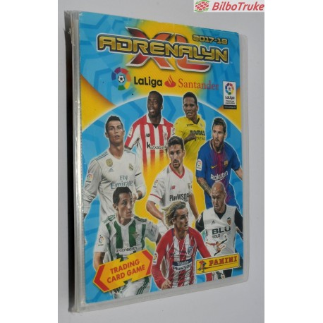 ALBUM DE CROMOS DE LA LIGA ADRENALYN 2017-2018 INCOMPLETO