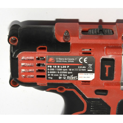 TALADRO 18V STAYER PB 18 B L20 P