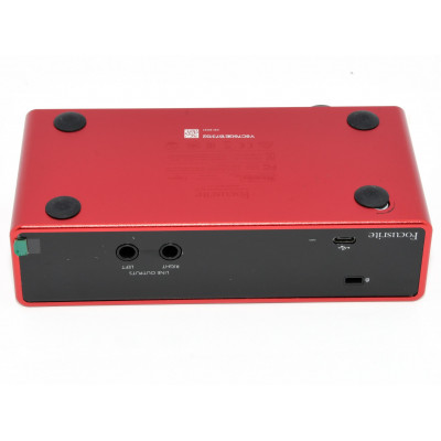 INTERFAZ AUDIO FOCUSRITE SCARLETT 2I2