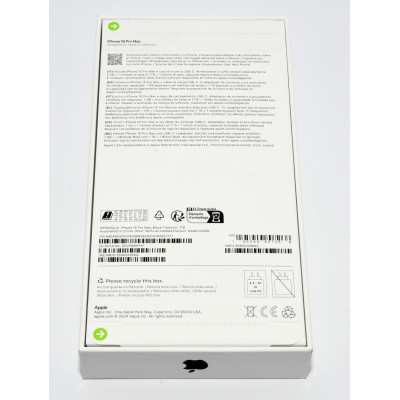 IPHONE 16 PRO MAX 1TB BLACK TITANIUM NUEVO