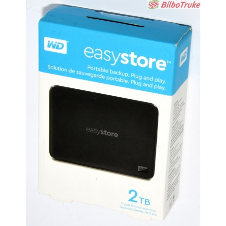 DISCO DURO PORTATIL WD EASYSTORE USB A 2 TERAS NUEVO