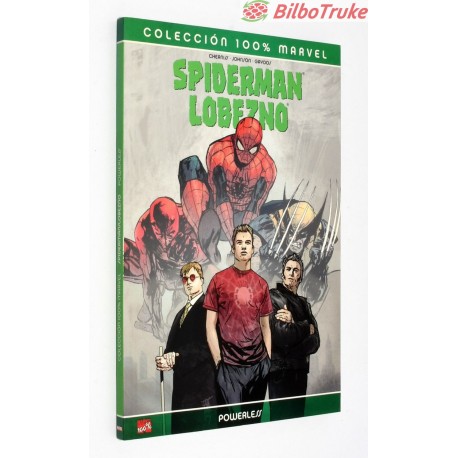 COMIC MARVEL 100% SPIDERMAN LOBEZNO POWERLESS