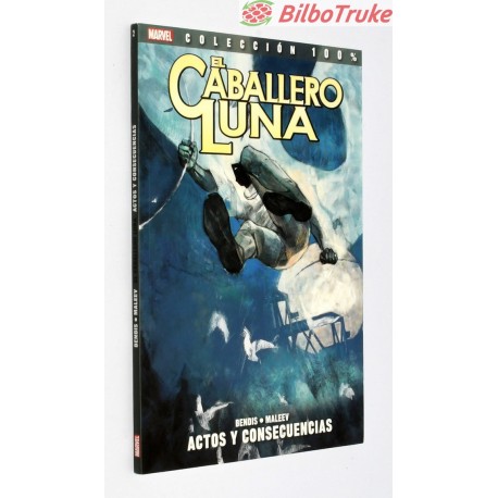 COMIC MARVEL 100% EL CABALLERO LUNA 2 ACTOS Y CONSECUENCIAS