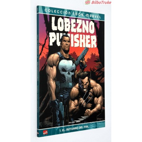 COMIC MARVEL 100% LOBEZNO PUNISHER 1 SANTUARIO DEL MAL