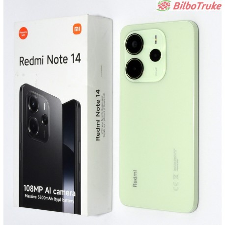 XIAOMI REDMI NOTE 14 4G 256GB VERDE