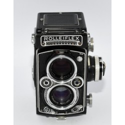 CAMARA VINTAGE ROLLEIFLEX 3.5 PLANAR 75MM 3.5 + PARASOL