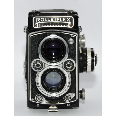 CAMARA VINTAGE ROLLEIFLEX 3.5 PLANAR 75MM 3.5 + PARASOL