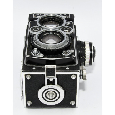 CAMARA VINTAGE ROLLEIFLEX 3.5 PLANAR 75MM 3.5 + PARASOL