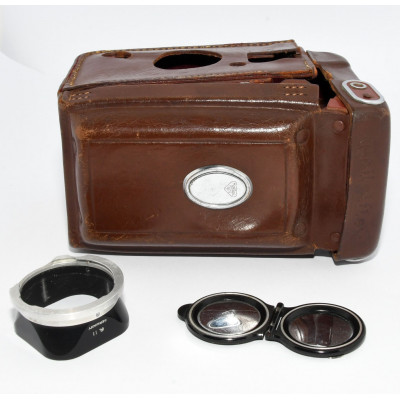CAMARA VINTAGE ROLLEIFLEX 3.5 PLANAR 75MM 3.5 + PARASOL