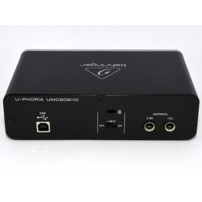 INTERFAZ DE AUDIO BEHRINGER U-PHORIA UMC202HD