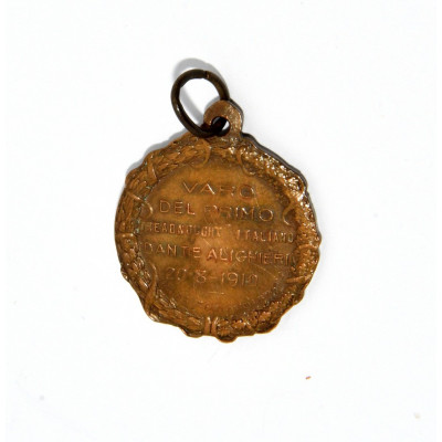 MEDALLA dante alighieri 1910