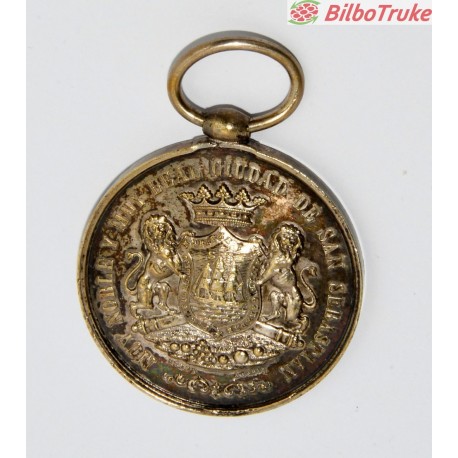 MEDALLA SAN SEBASTIAN CONCURSO BELLEZA INFANTIL (1903)