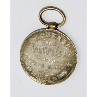 MEDALLA SAN SEBASTIAN CONCURSO BELLEZA INFANTIL (1903)