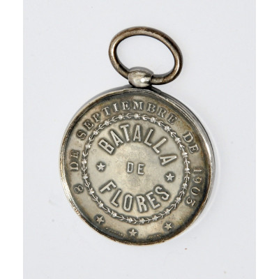 MEDALLA SAN SEBASTIAN BATALLA DE FLORES 1903 (PLATA)