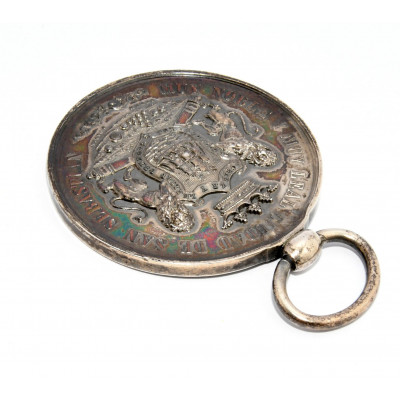 MEDALLA SAN SEBASTIAN BATALLA DE FLORES 1903 (PLATA)
