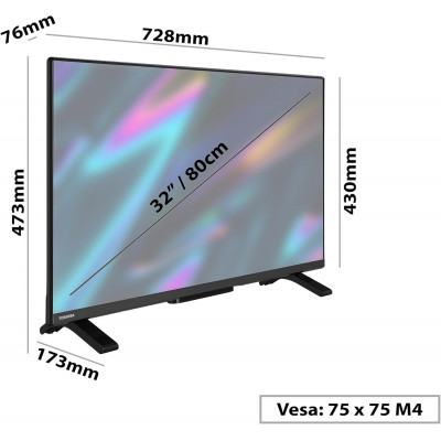 SMART TV 32p TOSHIBA 32WV2E63DG