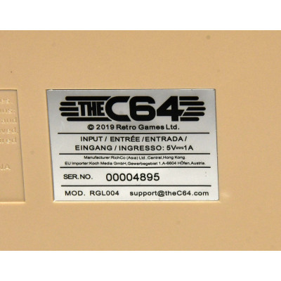 CONSOLA RETRO THE 64 MICRO COMPUTER