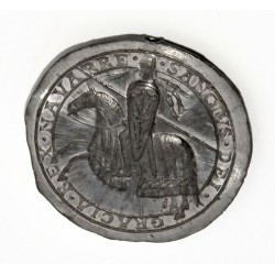 REPLICA SELLO REAL NAVARRA PLOMO