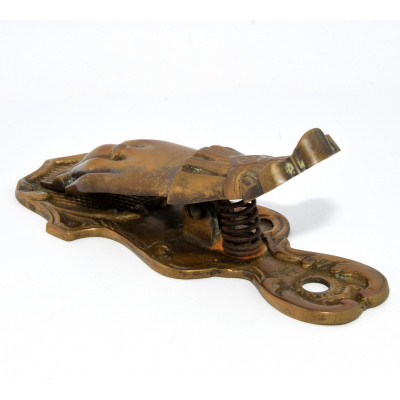 GOLPEADOR DE PUERTA MANO BRONCE