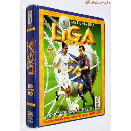 ALBUM DE CROMOS DE LA LIGA MUNDI CROMO SPORT 98-99 INCOMPLETO