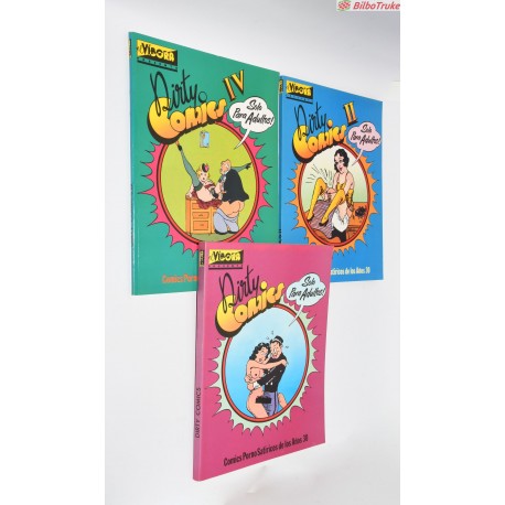EL VIBORA DIRTY COMICS AÑOS 30 (3 TOMOS)