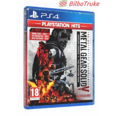 VIDEOJUEGO PS4 METAL GEAR SOLID V THE PHANTOM PAIN + GROUND ZEROES