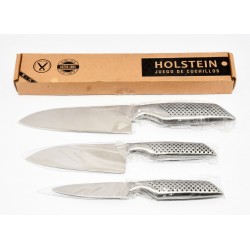 JUEGO DE 3 CUCHILLOS DE COCINA HOLSTEIN