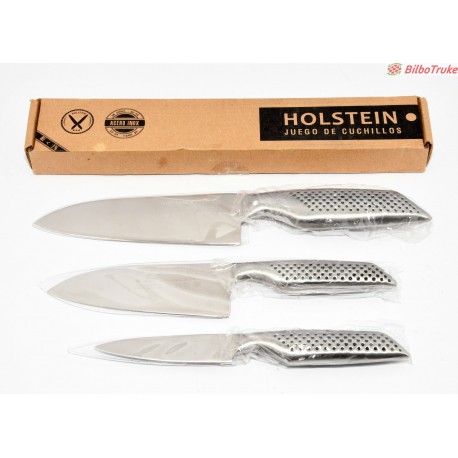 JUEGO DE 3 CUCHILLOS DE COCINA HOLSTEIN