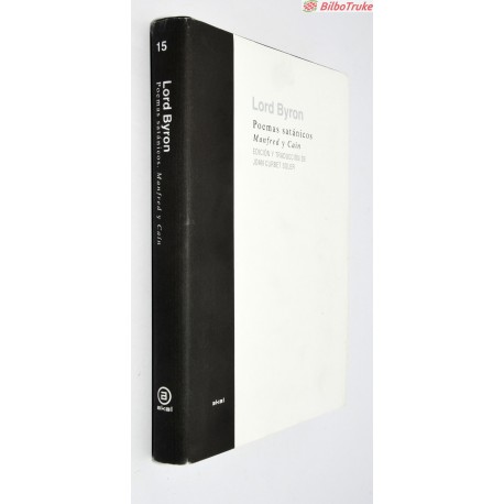 LIBRO POEMAS SATÁNICOS. MANFRED Y CAÍN