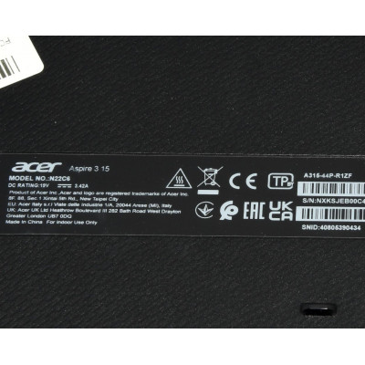 PORTATIL ACER ASPIRE 3 15 / RYZEN 7 5700U 1.8GHz / 500GB SSD / 16GB RAM