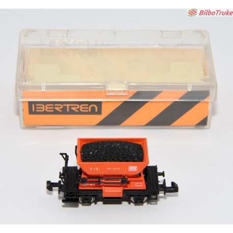 VAGONETA DE MINAS NARANJA 466 IBERTREN ESCALA N