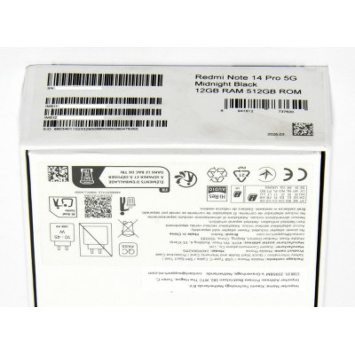 XIAOMI REDMI NOTE 14 PRO 5G 512GB NEGRO NUEVO