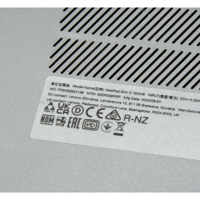 PORTATIL LENOVO IDEAPAD SLIM 3i 15IAH8 / i5-12450H 2GHz / 500GB SSD / 8GB RAM