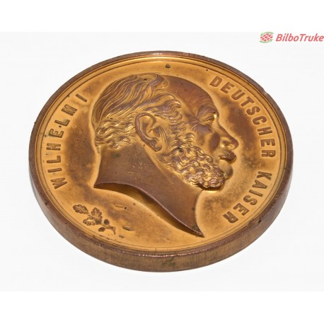 MEDALLA MUERTE GUILLERMO I (1797-1888)