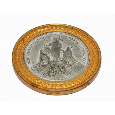 MEDALLA 50 ANIVERSARIO SACEDORCIO LEON XIII (1887)