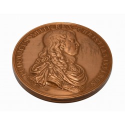 MEDALLA ANIVERSARIO TRATADO DE PIRINEOS (LUIS XIV)