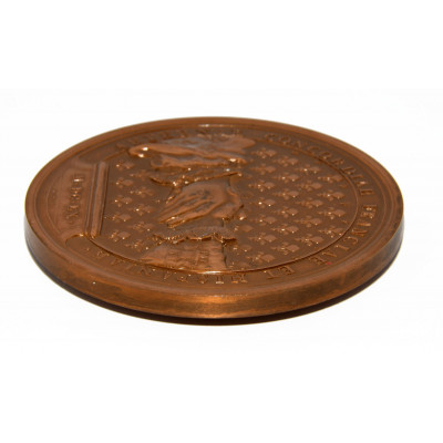 MEDALLA ANIVERSARIO TRATADO DE PIRINEOS (LUIS XIV)