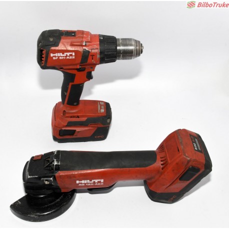 TALADRO Y AMOLADORA HILTI SF 6H-A22