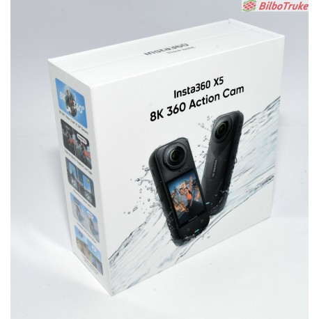 VIDEOCAMARA DEPORTIVA INSTA360 X5 PRECINTADA