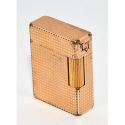 MECHERO DUPONT DORADO GRABADO LJ