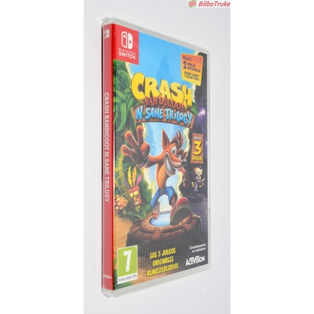 VIDEOJUEGO SWITCH CRASH BANDICOOT - N SANE TRILOGY PRECINTADO
