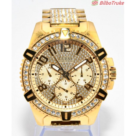 RELOJ GUESS DORADO