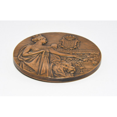 MEDALLA ALFONSO XIII 25 ANIVERSARIO (A.PERERA - A. ALVAREZ BILBAO)