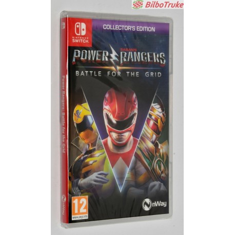VIDEOJUEGO SWITCH POWER RANGERS SABANS BATTLE FOR THE GRID